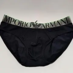 新品未使用　エンポリオアルマーニ　ブリーフパンツ　グリーン×ブラックのサムネイル