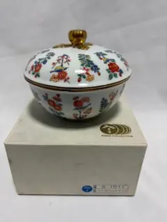 ロイヤルクラウンダービー 六角形小物入れ ボンボニエール 英国 ロイヤルクラウンダービー ボンボニエール 小物入れ 英国アンティーク