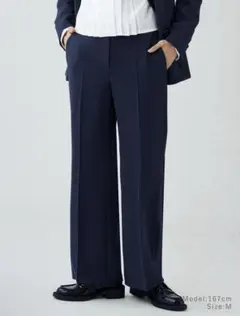 PLST トリアセブレンドストレートパンツ