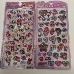 パワパフ　プチドロップステッカー　シール