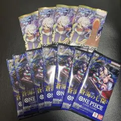 未開封　ワンピースカード 蒼海の七傑　7パック　エッグヘッドクライシス4パック