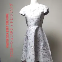 プロポーションボディドレッシング 半袖 ワンピース 花柄 3