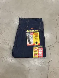 USA製】90s RUSTLER デニムパンツ 濃紺 DEADSTOCK - メルカリ