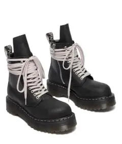 Rick Owens Dr. Martens レザーブーツモードグランジ