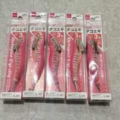 タコエギ　ピンク　3号　ダイソーのサムネイル