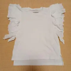 OCEAN＆GROUND　フリルTシャツ　白のサムネイル