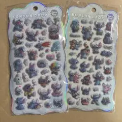スティッチ　ボンボンドロップシール