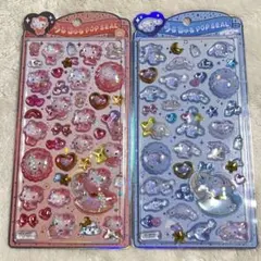 【正規品】うるちゅるポップシール　サンリオ　シナモロール　キティ　ベビー