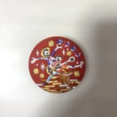 ディズニー刺繍缶バッジ リメンバーミー　新品未使用