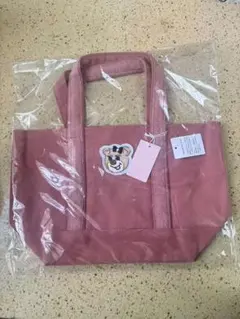 FEILER オールドテディガール ワッペントートバッグ ピンク【新品】