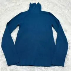 【GU】/ジーユー/リブタートルネックセーター/(M)/長袖/トップス