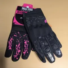 Muc-Off ライディンググローブ L ブラック/ピンク