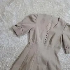 【リリーブラウン】Lily brown　バルーン袖　ワンピースサイズM