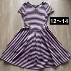 POLO RALPH LAUREN ストライプワンピース L/6