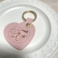 NEW【選べるデザイン】　ハート型　マタニティマーク　レザー風