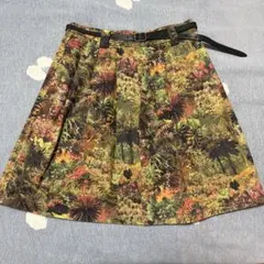 MACPHEE 花柄タイトスカート 36