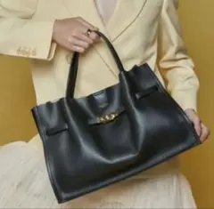 ヴィオラドーロ　イタリアンWフェイスレザートートバッグ L