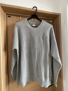GAP グレー リブ編み 長袖セーター