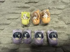 カラフルピーチ、おくるみますこっとチャーム　えと　もふ　たっつん