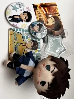 Free! 山崎宗介 ファブリックポスター 缶バッジ ボールペン - メルカリ