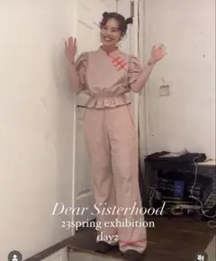 【鎮西 寿々歌 着用】ディアシスターフッド　ギンガム パンツ