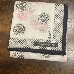 Yves Saint Laurent ハンカチ バラ柄