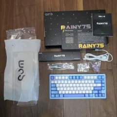 WOBKEY Rainy75 Pro ブラック 英語配列 クリアカバー 説明書有 - メルカリ