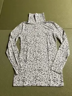 花柄ハイネック長袖トップスL