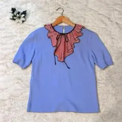 GUCCI グッチ　スパンコール　騙し絵　半袖　ニット　サイズXSのサムネイル
