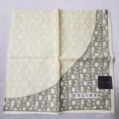 新品CELINE（セリーヌ）ハンカチ　マカダム　トリオンフ　大判