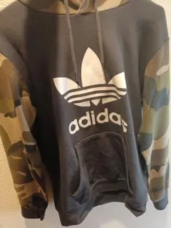 adidas アディダス パーカー 迷彩 カモフラ ミリタリー フード スノボ