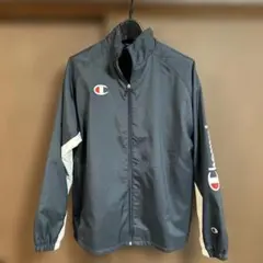 【美品】Champion ナイロンジャケット ネイビーメンズ M