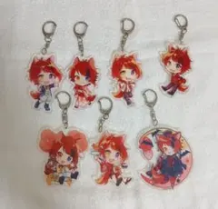 すとぷり 莉犬くん アクリルキーホルダー 7点セット 匿名配送