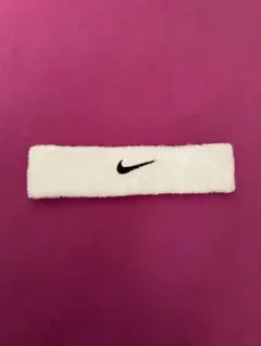 ナイキ　ヘッドバンド　ヘアバンド　ホワイト　バスケ