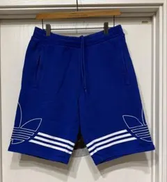 アディダス オリジナルス adidas トレフォイル ハーフパンツ ブルー