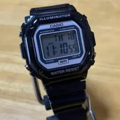 CASIO F-84W 腕時計 デジタル ブラック/グレー カールコード サウナ 