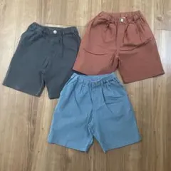 BREEZE ハーフパンツ130㎝ 3枚セット
