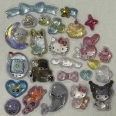 72 ボンボンドロップシール　立体シール　フレークシール　キャラクター