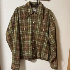 70s arrow シャツ　短丈
