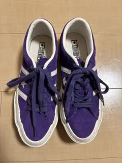CONVERSE コンバース　ワンスター　スエード　紫 パープル　23.5cm
