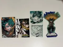 緑谷出久　ヒロアカ展　マグネット　スクエアステッカーコレクション　原画展