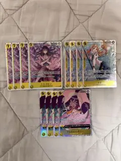 ロビン　ナミ　ボニー　SR 4枚ずつ