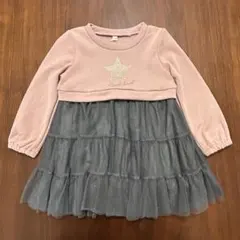 【即日発送】新品未使用　110cm 長袖　長めのトップス　裏起毛