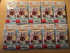 あつまれ どうぶつの森 amiiboカード 第5弾未開封　10パックセット