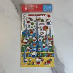 キティちゃん　ぷっくりシール　平成レトロ スカイツリー ハローキティ