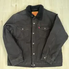 Levi's ブラックデニムジャケット XL