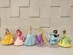 Disney プリンセス フィギュア オーナメント6種