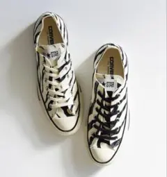 【美品】22.5cm CONVERSEオールスター US ゼブラ OX