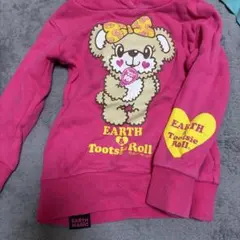 EARTH MAGIC ピンク トレーナー 100cmのサムネイル