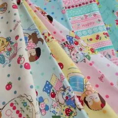 人気❣️　松山敦子　30'sコレクション　はぎれ8枚　ソーイング　レトロアニマル